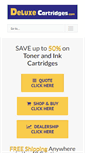 Mobile Screenshot of deluxecartridges.com